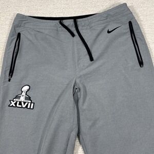 Nike Gray Track pants with Black Accents